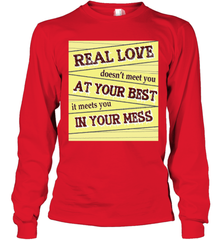 Real love funny quotes for valentine (2) Long Sleeve T-Shirt Long Sleeve T-Shirt - FordPhuMy