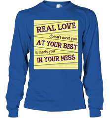 Real love funny quotes for valentine (2) Long Sleeve T-Shirt Long Sleeve T-Shirt - FordPhuMy