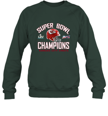 NFL super bowl Kansas City Chiefs Logo Helmet champions Crewneck Sweatshirt Crewneck Sweatshirt - FordPhuMy