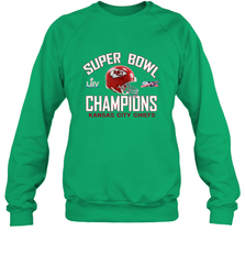 NFL super bowl Kansas City Chiefs Logo Helmet champions Crewneck Sweatshirt Crewneck Sweatshirt - FordPhuMy