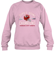 NFL super bowl Kansas City Chiefs Logo Helmet champions Crewneck Sweatshirt Crewneck Sweatshirt - FordPhuMy