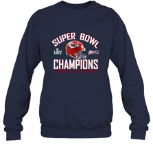 NFL super bowl Kansas City Chiefs Logo Helmet champions Crewneck Sweatshirt Crewneck Sweatshirt - FordPhuMy