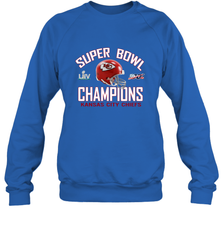 NFL super bowl Kansas City Chiefs Logo Helmet champions Crewneck Sweatshirt Crewneck Sweatshirt - FordPhuMy