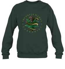 The Green Mamba, Cannabist, Weed Grower Pot Smoker Crewneck Sweatshirt Crewneck Sweatshirt - FordPhuMy