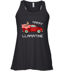 Happy Llamatine funny Valentine Day Llama costume Women's Racerback Tank Women's Racerback Tank - FordPhuMy