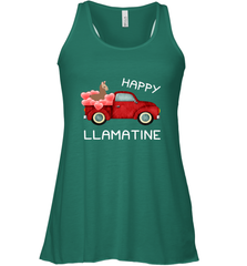 Happy Llamatine funny Valentine Day Llama costume Women's Racerback Tank Women's Racerback Tank - FordPhuMy