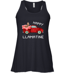 Happy Llamatine funny Valentine Day Llama costume Women's Racerback Tank Women's Racerback Tank - FordPhuMy