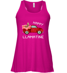 Happy Llamatine funny Valentine Day Llama costume Women's Racerback Tank Women's Racerback Tank - FordPhuMy