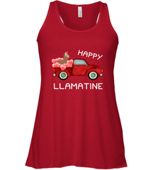 Happy Llamatine funny Valentine Day Llama costume Women's Racerback Tank Women's Racerback Tank - FordPhuMy