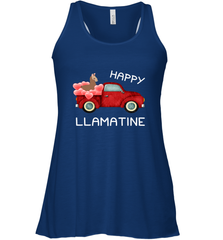 Happy Llamatine funny Valentine Day Llama costume Women's Racerback Tank Women's Racerback Tank - FordPhuMy