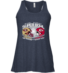 NFL Super bowl San Francisco 49ers vs. Kansas City Chiefs Women's Racerback Tank Women's Racerback Tank - FordPhuMy