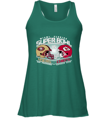 NFL Super bowl San Francisco 49ers vs. Kansas City Chiefs Women's Racerback Tank Women's Racerback Tank - FordPhuMy