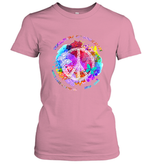 Woodstocks 50th Anniversary Peace Love tee Women's T-Shirt Women's T-Shirt - FordPhuMy