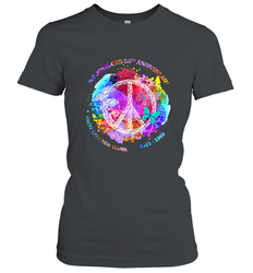 Woodstocks 50th Anniversary Peace Love tee Women's T-Shirt