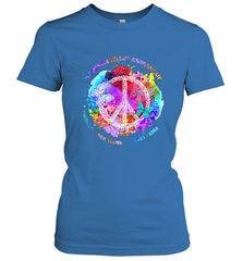 Woodstocks 50th Anniversary Peace Love tee Women's T-Shirt Women's T-Shirt - FordPhuMy