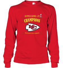 NFL Kansas City Chiefs Pro Line by Fanatics Super Bowl LIV Champions Long Sleeve T-Shirt Long Sleeve T-Shirt - FordPhuMy