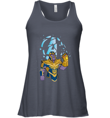 Marvel Avengers Endgame Cartoon Thanos Gauntlet Women's Racerback Tank Women's Racerback Tank - FordPhuMy