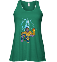 Marvel Avengers Endgame Cartoon Thanos Gauntlet Women's Racerback Tank Women's Racerback Tank - FordPhuMy