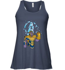 Marvel Avengers Endgame Cartoon Thanos Gauntlet Women's Racerback Tank Women's Racerback Tank - FordPhuMy