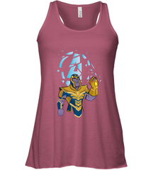 Marvel Avengers Endgame Cartoon Thanos Gauntlet Women's Racerback Tank Women's Racerback Tank - FordPhuMy