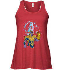 Marvel Avengers Endgame Cartoon Thanos Gauntlet Women's Racerback Tank Women's Racerback Tank - FordPhuMy