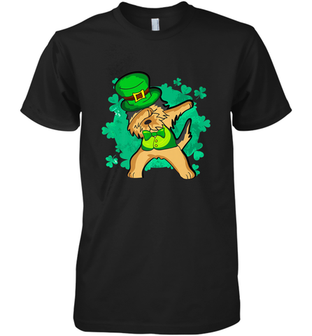 Dabbing Irish Terrier Dog Leprechaun St Patricks Day Ireland Men's Premium T-Shirt Men's Premium T-Shirt / Black / XS Men's Premium T-Shirt - FordPhuMy