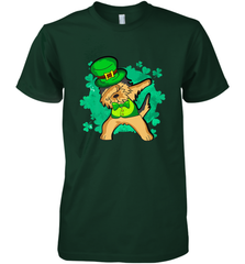 Dabbing Irish Terrier Dog Leprechaun St Patricks Day Ireland Men's Premium T-Shirt Men's Premium T-Shirt - FordPhuMy