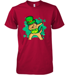 Dabbing Irish Terrier Dog Leprechaun St Patricks Day Ireland Men's Premium T-Shirt Men's Premium T-Shirt - FordPhuMy
