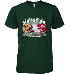NFL Super bowl San Francisco 49ers vs. Kansas City Chiefs Men's Premium T-Shirt Men's Premium T-Shirt - FordPhuMy