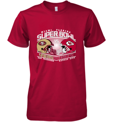 NFL Super bowl San Francisco 49ers vs. Kansas City Chiefs Men's Premium T-Shirt Men's Premium T-Shirt - FordPhuMy