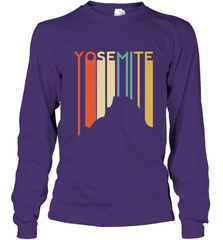 Yosemite National Park Retro Half Dome El Capitan Cali Long Sleeve T-Shirt Long Sleeve T-Shirt - FordPhuMy