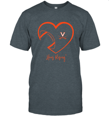 Virginia Cavaliers Football Inside Heart  Team Men's T-Shirt Men's T-Shirt - FordPhuMy