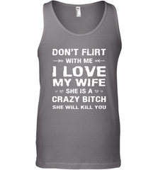 Don't Flirt With Me I Love Wife Valentine's Day Husband Gift Men's Tank Top Men's Tank Top - FordPhuMy