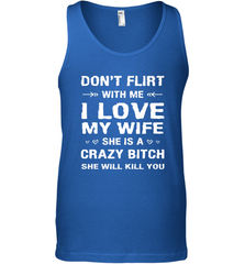 Don't Flirt With Me I Love Wife Valentine's Day Husband Gift Men's Tank Top Men's Tank Top - FordPhuMy