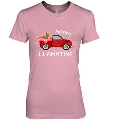 Happy Llamatine funny Valentine Day Llama costume Women's Premium T-Shirt Women's Premium T-Shirt - FordPhuMy