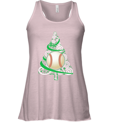 Christmas Tree Funny Cool Baseball Christmas Gifts Sports Women's Racerback Tank Women's Racerback Tank - FordPhuMy
