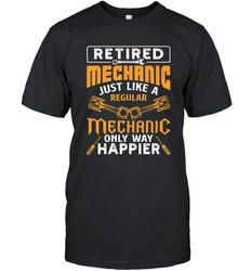 Retired Mechanic Just Like A Regular Only Way Happier Men's T-Shirt