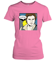 Star Wars Han Solo I Know Pop Art Couples Women's T-Shirt Women's T-Shirt - FordPhuMy