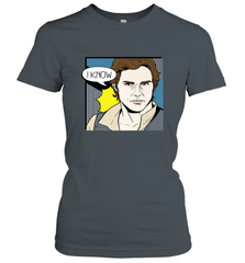 Star Wars Han Solo I Know Pop Art Couples Women's T-Shirt Women's T-Shirt - FordPhuMy