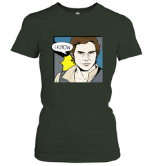 Star Wars Han Solo I Know Pop Art Couples Women's T-Shirt Women's T-Shirt - FordPhuMy