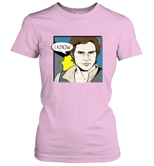 Star Wars Han Solo I Know Pop Art Couples Women's T-Shirt Women's T-Shirt - FordPhuMy