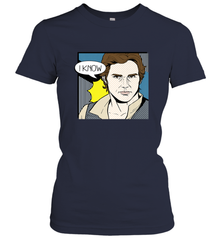Star Wars Han Solo I Know Pop Art Couples Women's T-Shirt Women's T-Shirt - FordPhuMy