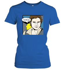 Star Wars Han Solo I Know Pop Art Couples Women's T-Shirt Women's T-Shirt - FordPhuMy