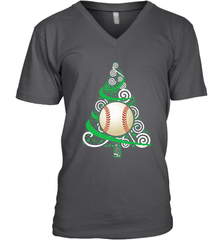 Christmas Tree Funny Cool Baseball Christmas Gifts Sports Men's V-Neck Men's V-Neck - FordPhuMy