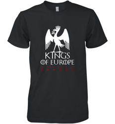 Kings of Europe Never Give Up 2019 Liverpool Men's Premium T-Shirt