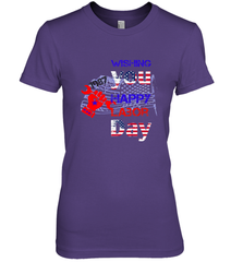 Happy labor day wishes USA flag for men and woman Women's Premium T-Shirt Women's Premium T-Shirt - FordPhuMy