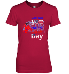 Happy labor day wishes USA flag for men and woman Women's Premium T-Shirt Women's Premium T-Shirt - FordPhuMy