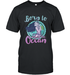 Disney Moana Born To Be In The Ocean Painted Men's T-Shirt