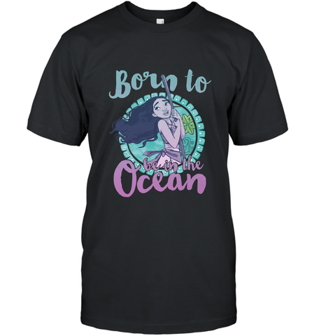 Disney Moana Born To Be In The Ocean Painted Men's T-Shirt Men's T-Shirt / Black / S Men's T-Shirt - FordPhuMy