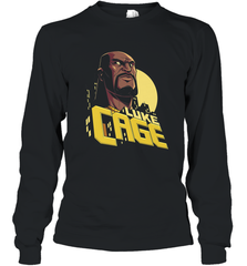 Marvel The Defenders Luke Cage Profile Long Sleeve T-Shirt Long Sleeve T-Shirt - FordPhuMy